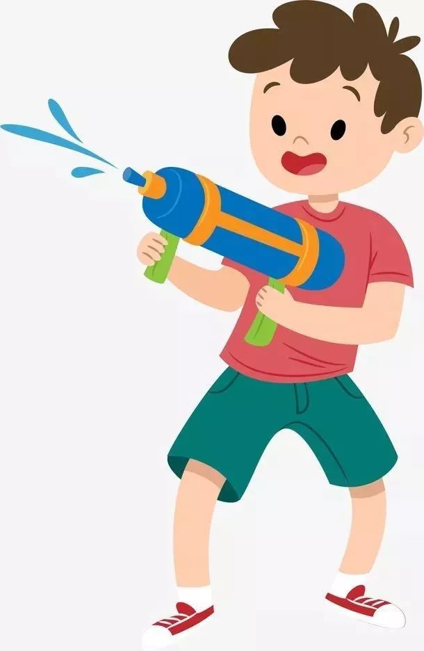 炎炎夏日怎么少得了一场水枪大战