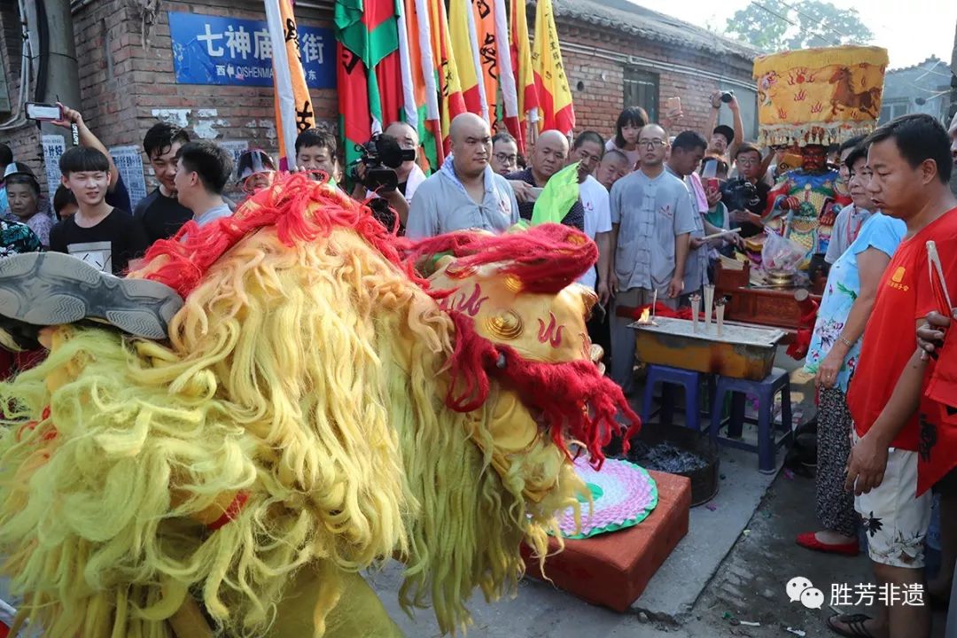 就在明天胜芳火神祭祀活动早6点半至早8点半均有撂场