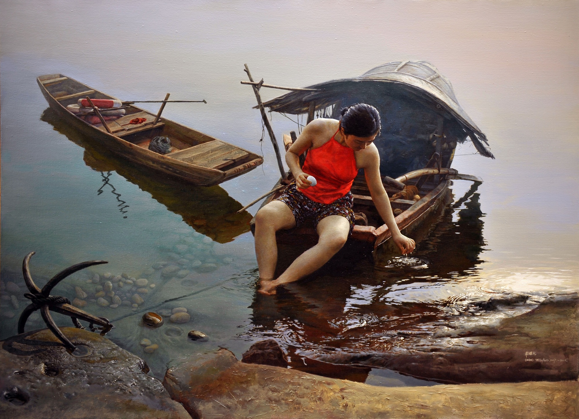 写实的真致超写实的意向著名油画家程继光作品赏析