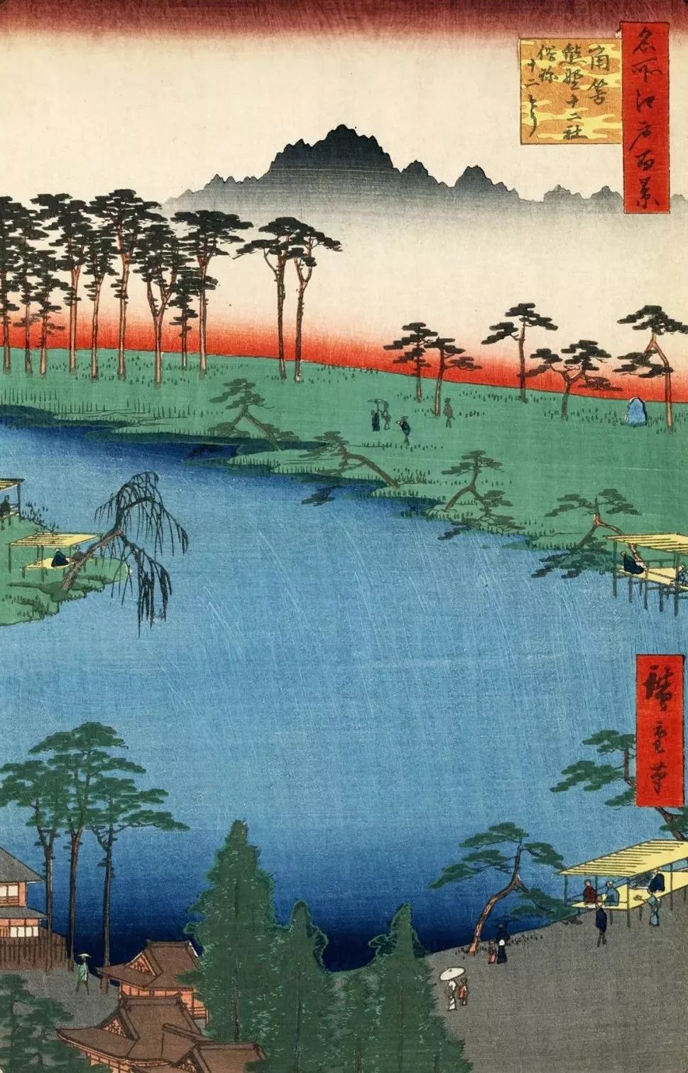 桥▽みつまた别之渊▽两国桥大川端▽绫濑川钟渊▽堀切之花菖蒲▽亀戸