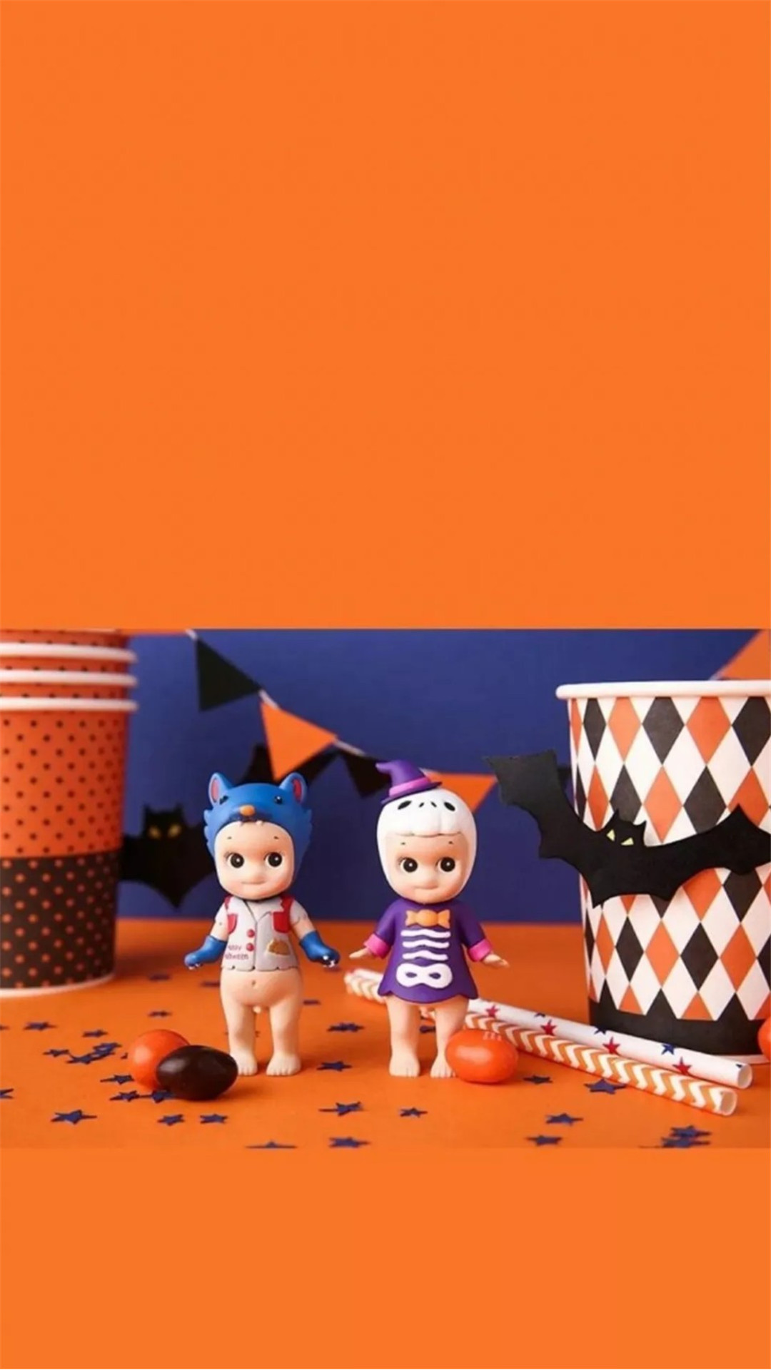 手机高清壁纸 彩色玩偶图文 扎心情感短句