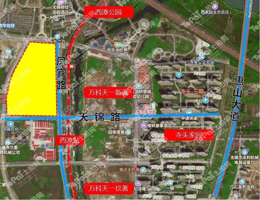 惠山区未来土地规划出炉!8宗重点涉宅地块亮相!