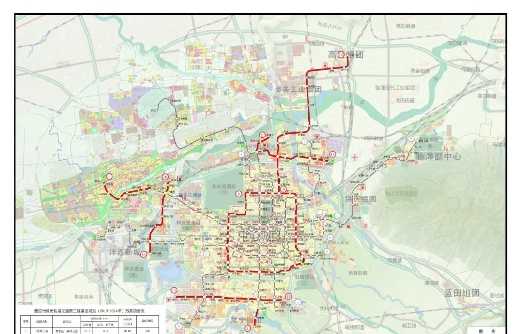 沣东新城地铁规划图图片