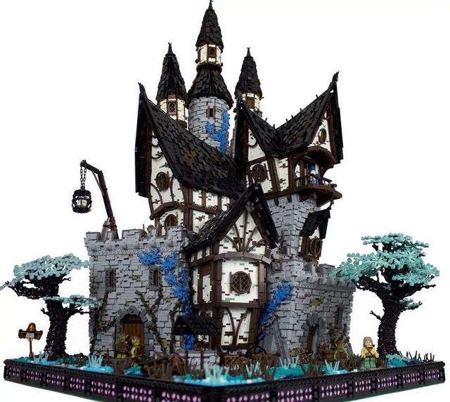 这次比较多场景建筑物啦lego乐高moc作品欣赏