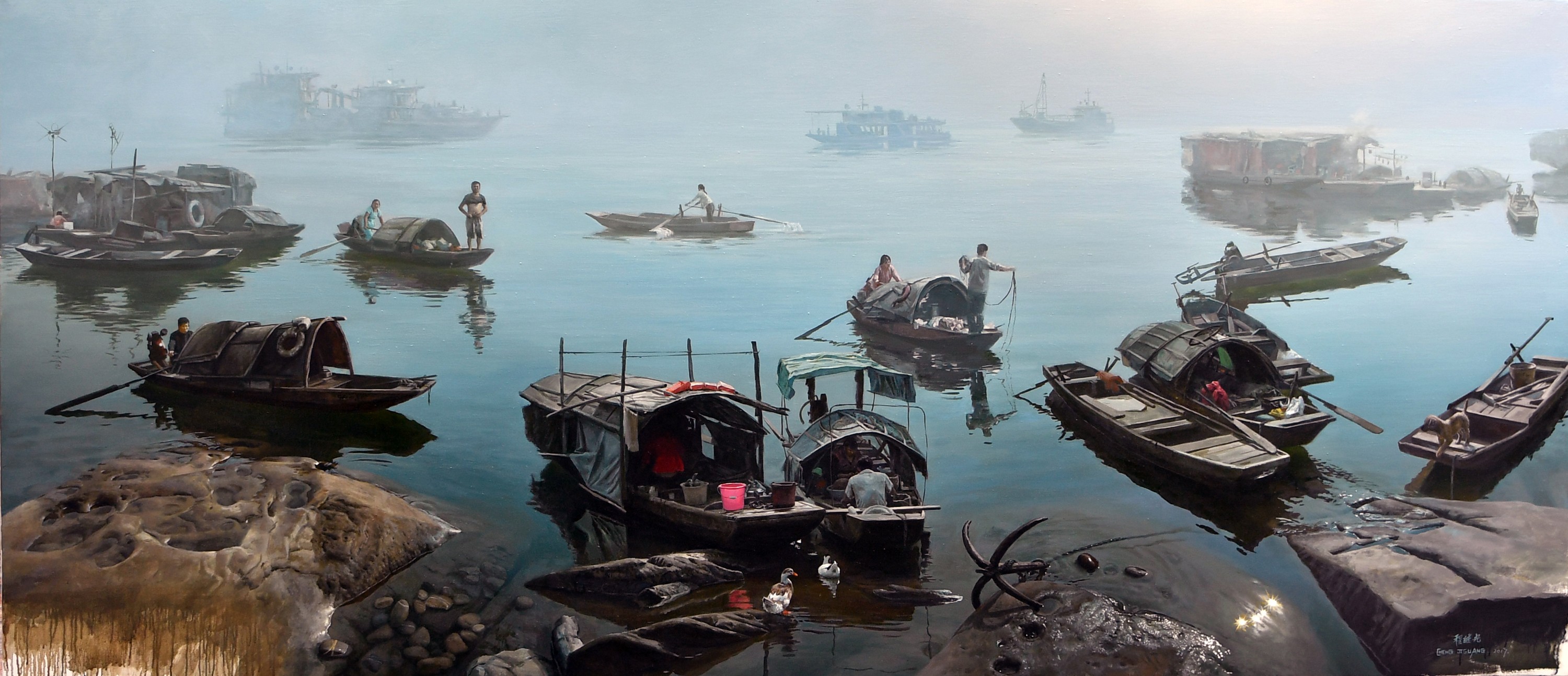 写实的真致超写实的意向著名油画家程继光作品赏析
