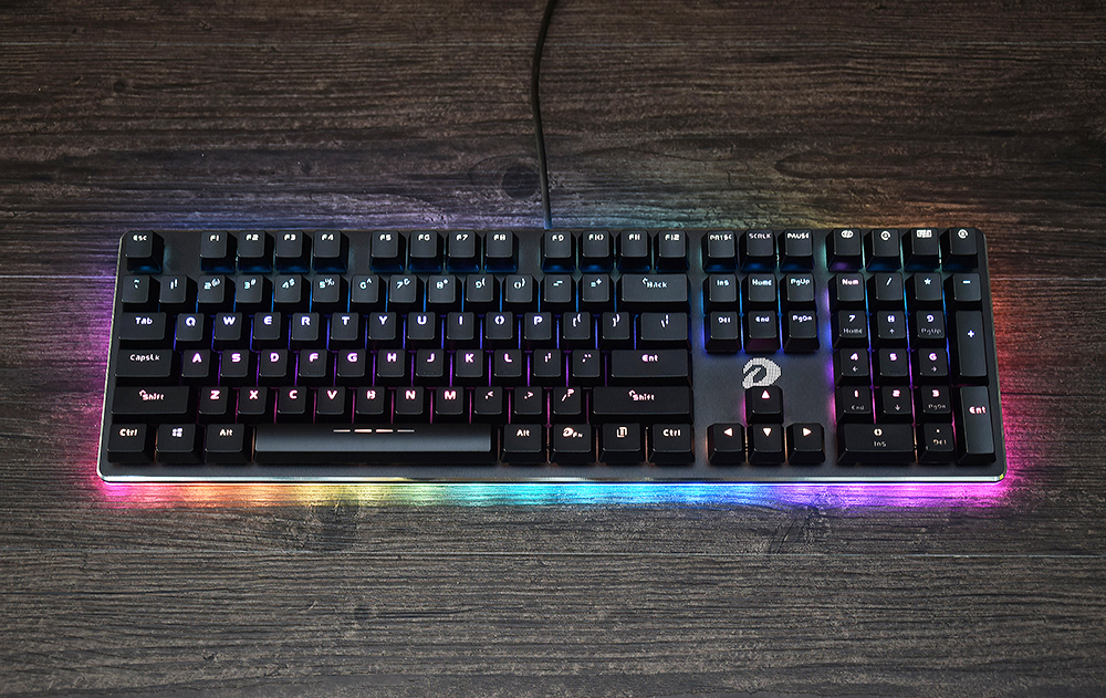 360度全防水达尔优ek925二代防水版键盘上市