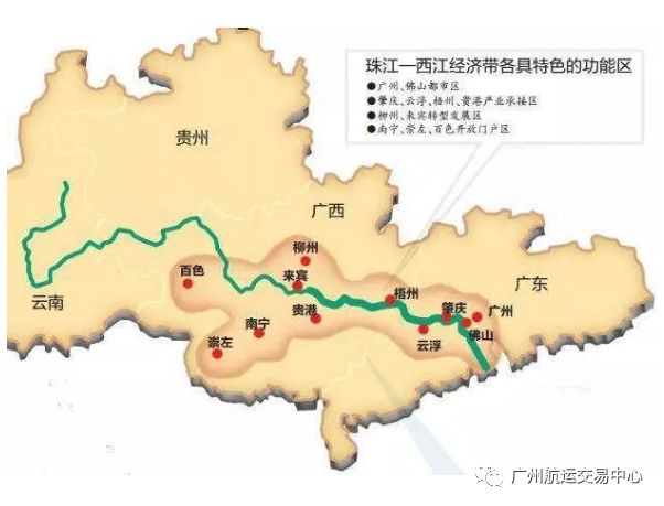 珠江西江经济带的重要区域,紧靠珠三角核心区,拥有西江黄金水道干流