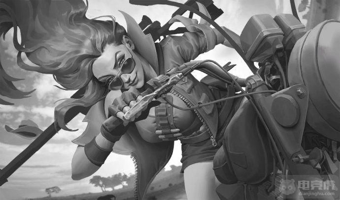 大神自制女警皮肤古墓丽影酷炫来袭