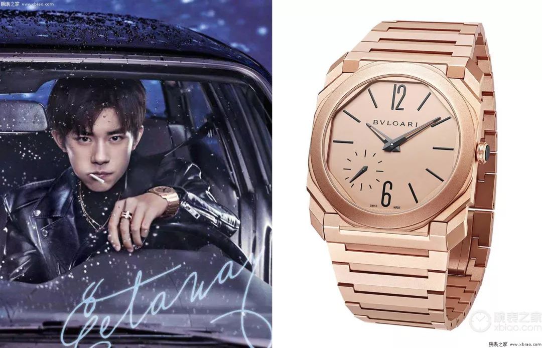 易烊千玺佩戴天梭腕表易烊千玺佩戴真力时defy系列腕表不过,除了宝珀