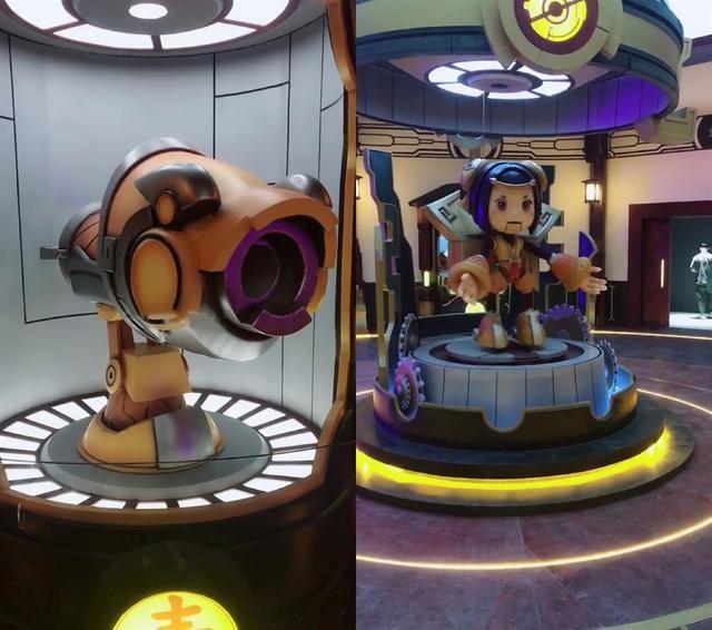 在此次的王者荣耀展览中,鲁班系列全部机器人曝光,从鲁班一号到鲁班七