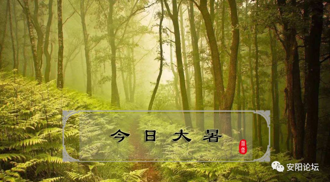 "一候腐草为萤;二候土润溽暑;三候大雨时行"大暑有三候:也是一年中最
