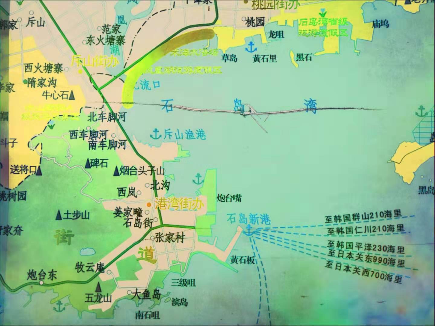 石岛管理区地图图片