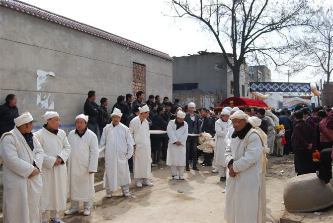 陕北农村白事全部过程图片