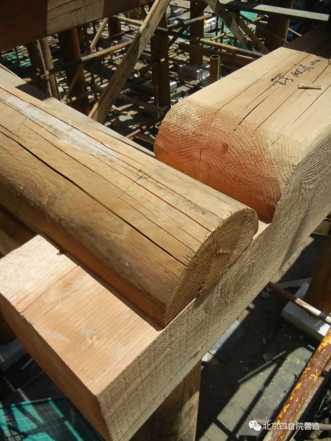 纪念馆施工现场纪念馆东厢房内空间纪念馆西厢房纪念馆东厢房大木作