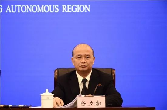 南宁市副市长伍娟出席新闻发布会.