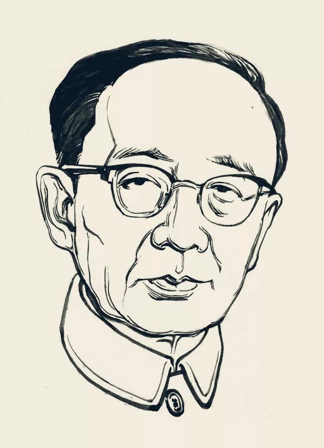 作曹禺先生肖像 罗雪村 作冰心先生肖像 罗雪村 作艾青先生肖像