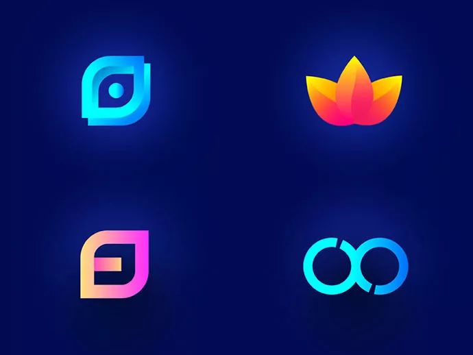 这么酷炫的渐变logo赶紧收藏起来