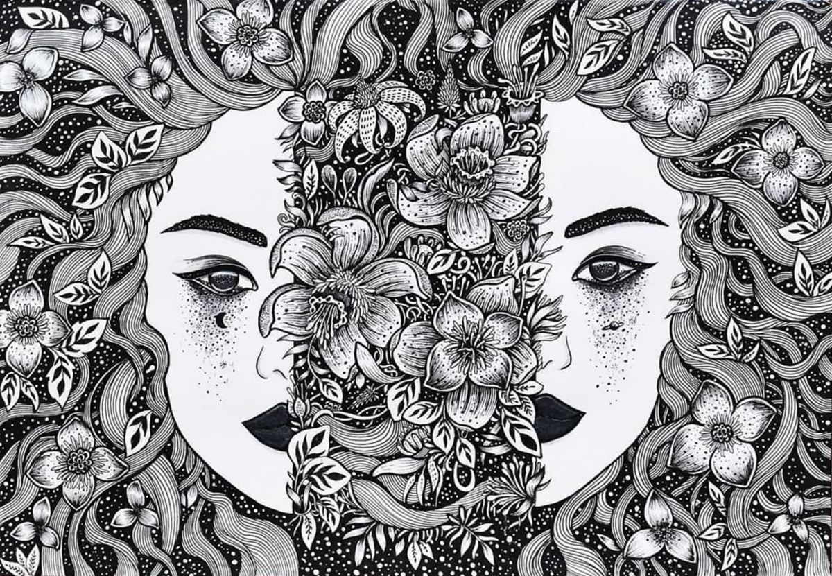 神级线描作品欣赏他的画就是梦境再现