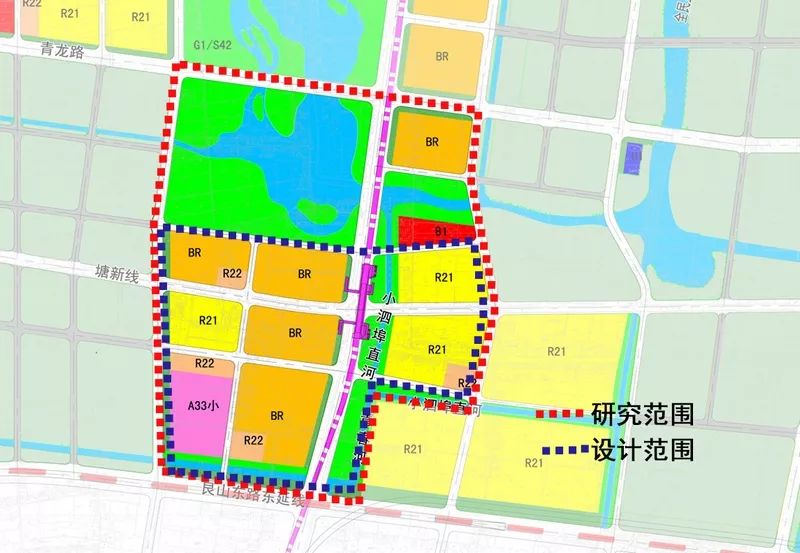 就在大江東毗鄰中央水景公園和商務中心一期面積23公頃未來社區超前