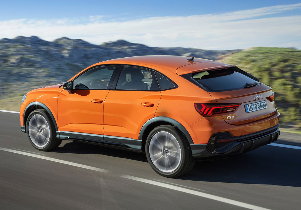 奥迪首款掀背式轿跑suvq3sportback惊艳来袭