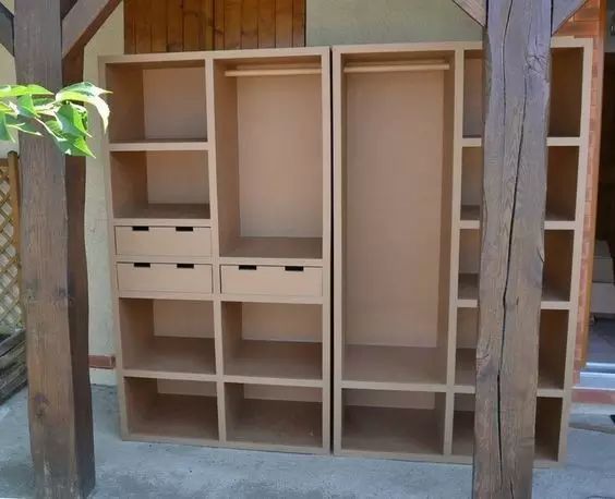 只用瓦楞纸就可以做出一件件家具简直酷爆了