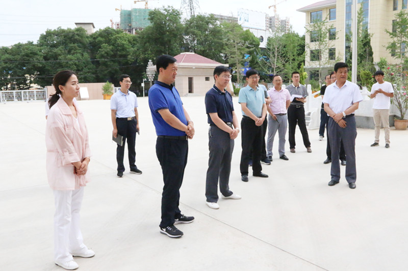 7月24日,县委书记王锦,县委副书记,县政府县长张拴会,县委副书记王蕾