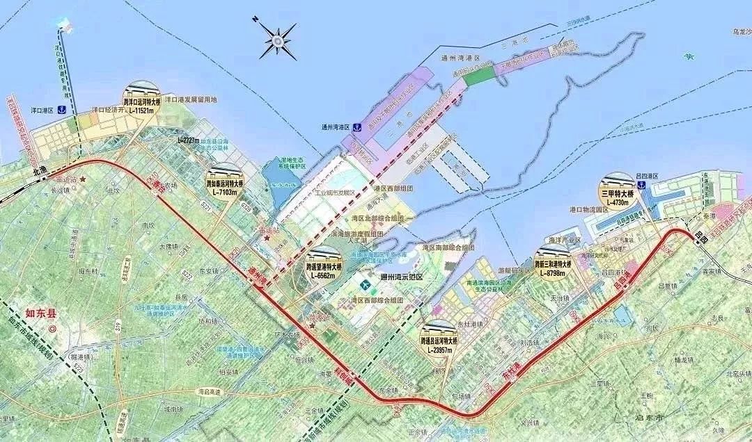 最新消息关于如东新建一条铁路境内设几座车站