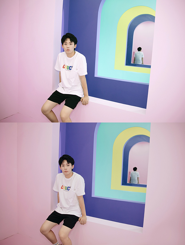 周奇夏日写真曝光 清新活力少年气十足