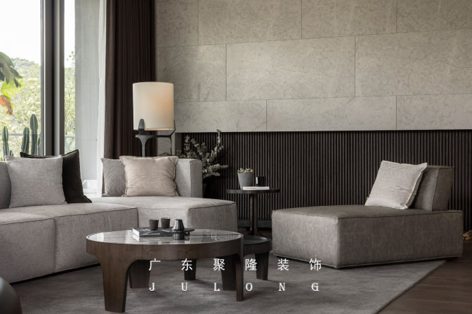 东莞别墅装修177度假型别墅，温润细腻感受现代的世外桃源！