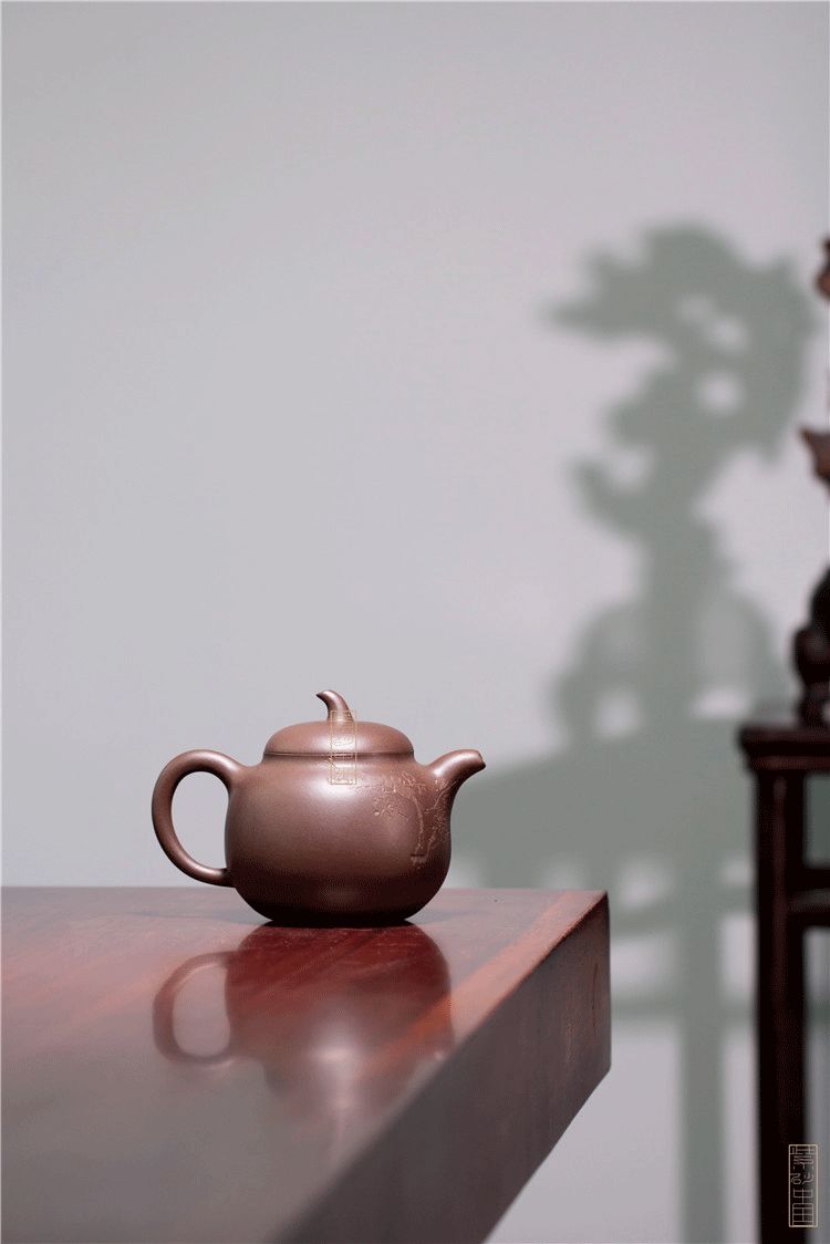 观|《景舟茄段》葛陶中制 徐秀棠装饰