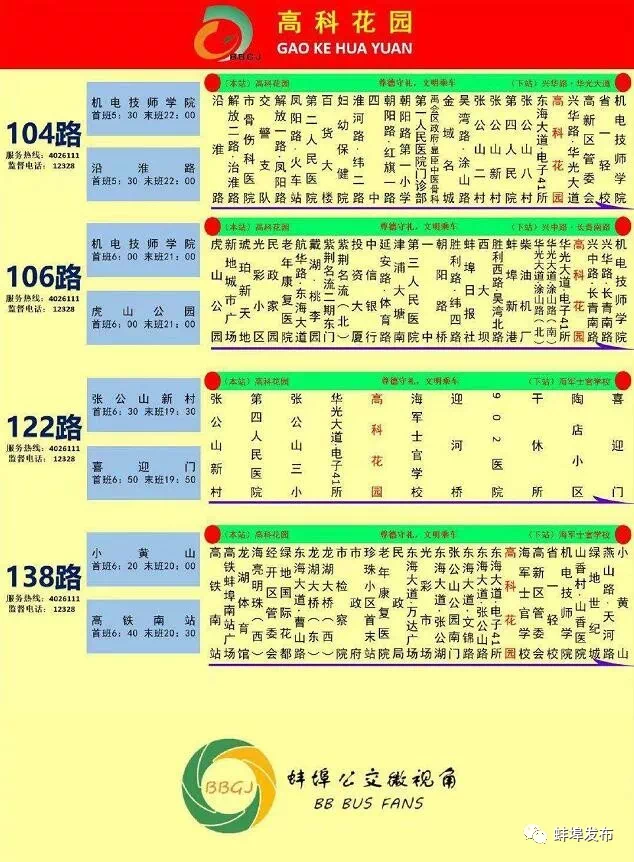 蚌埠222路公交车路线图图片