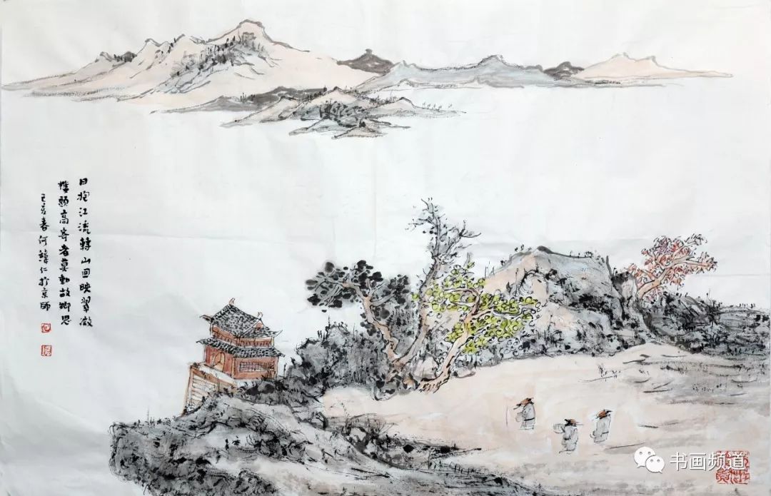 新古典山水著名画家何纬仁