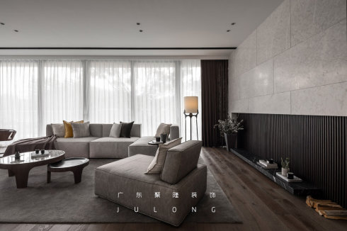 东莞别墅装修177度假型别墅，温润细腻感受现代的世外桃源！