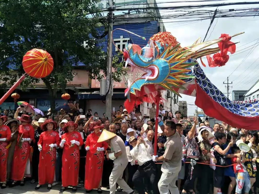 百年民俗送大暑船活动一份美好祝愿请收下