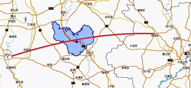 ▽銅安樂高速公路-9條高速規劃開工-渝遂鐵路屬於蘭渝高鐵重慶段,預計