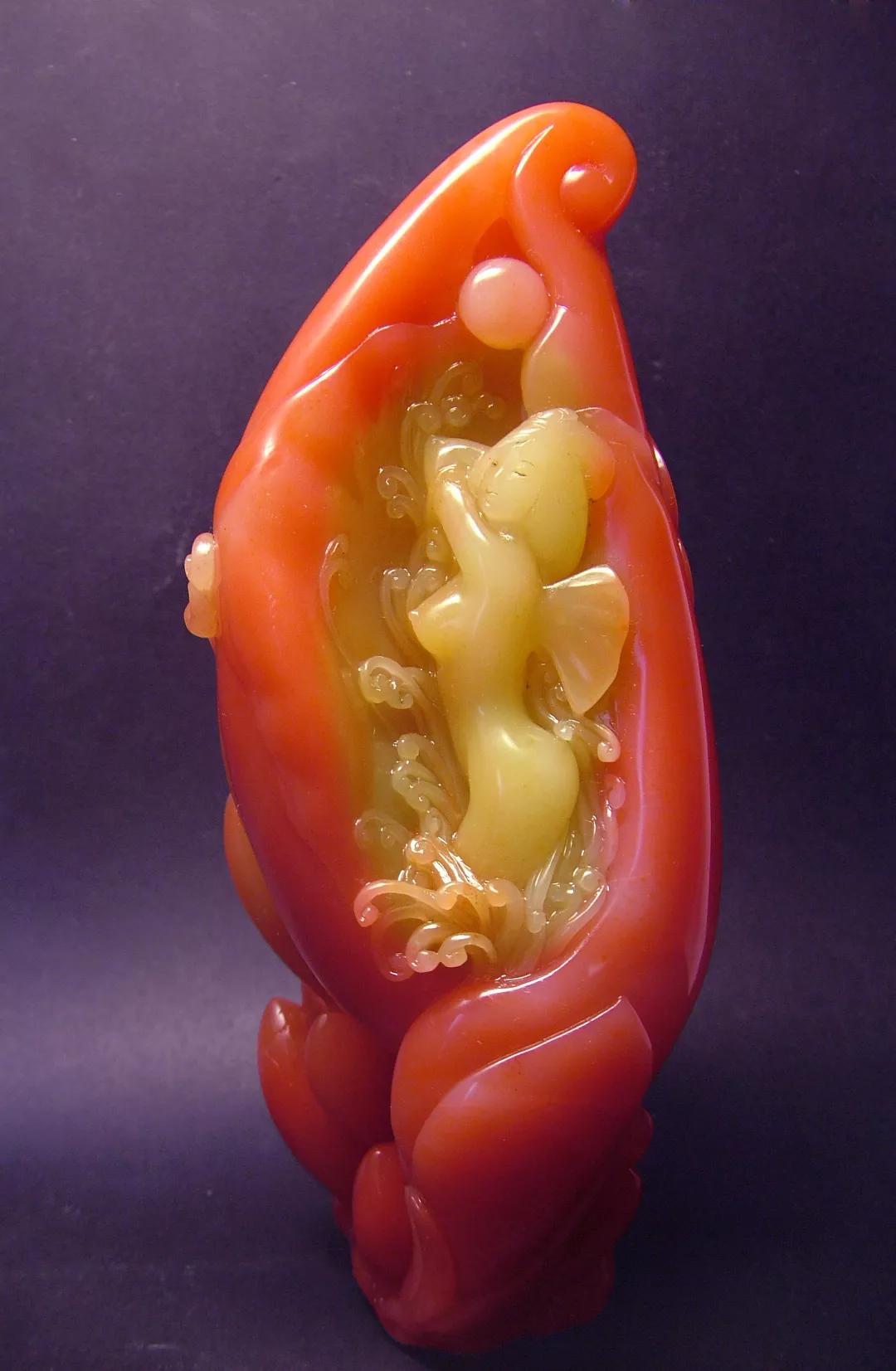 登峰造极的工艺他将女性题材雕刻技艺发挥到了极致