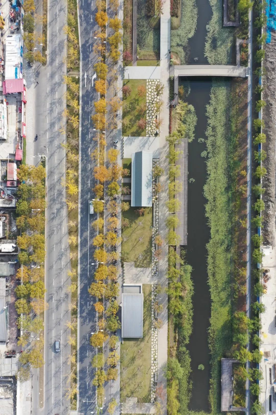 上海徐汇跑道公园靓丽的城市风景线