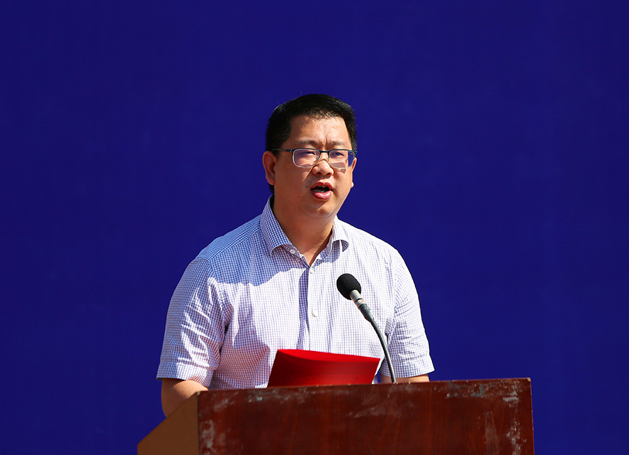 天奇力帝(湖北)环保科技集团董事长黄斌发言中国化学工程第十六建设