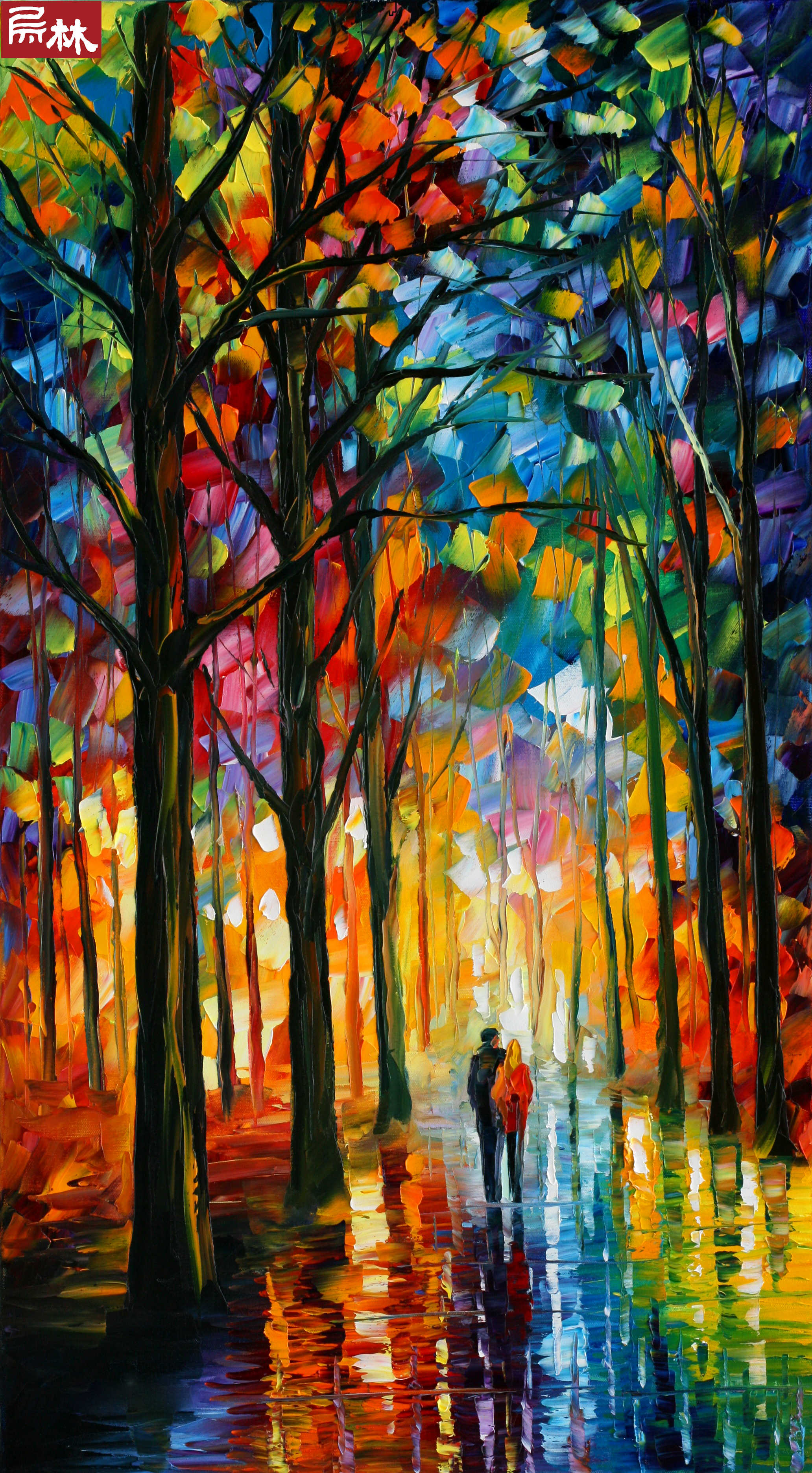 leonid afremov作品极尽绚烂的色彩