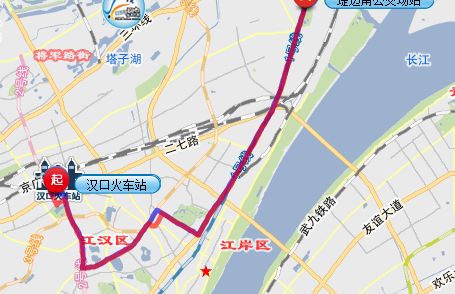 王家湾公交车线路图图片