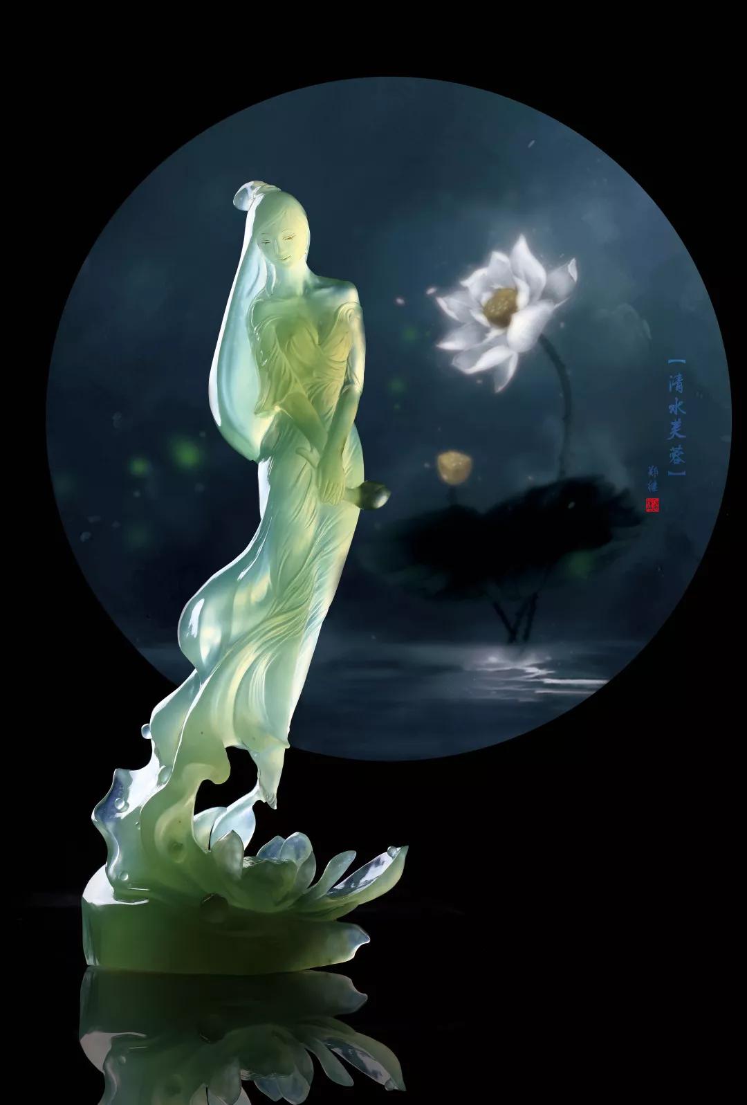 登峰造极的工艺他将女性题材雕刻技艺发挥到了极致