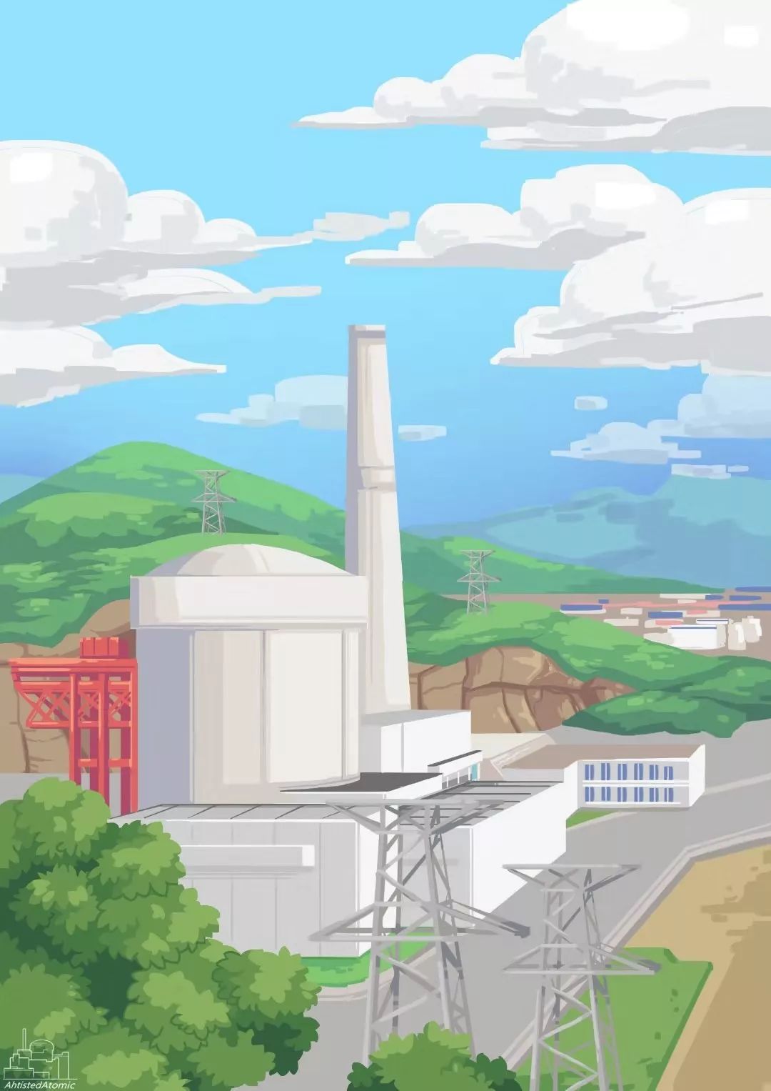 营员们参观完福清核电站,已充分感受到核电带来的魅力