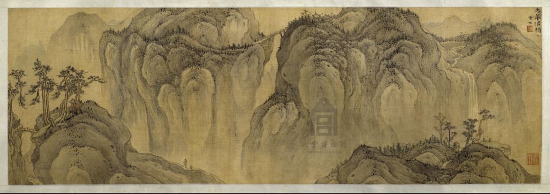 这个画家觉得画一座山不够结果