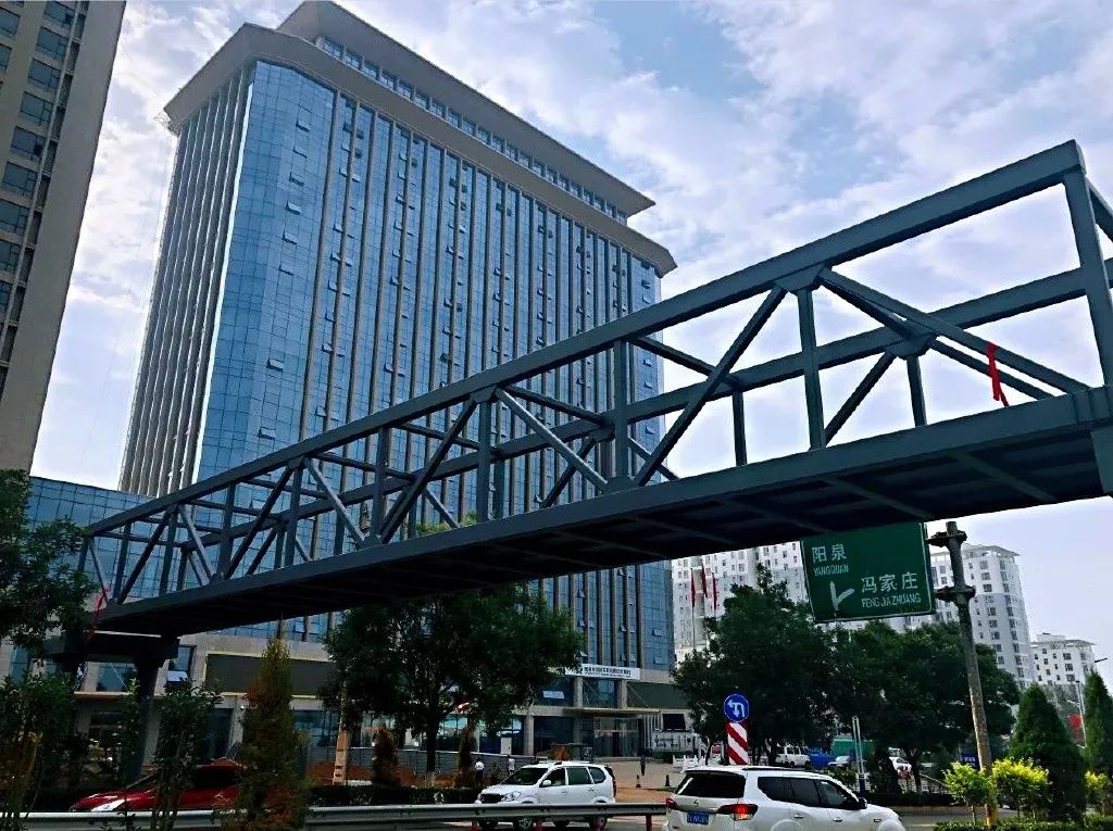 初现雏形!阳泉又多了一座过街天桥