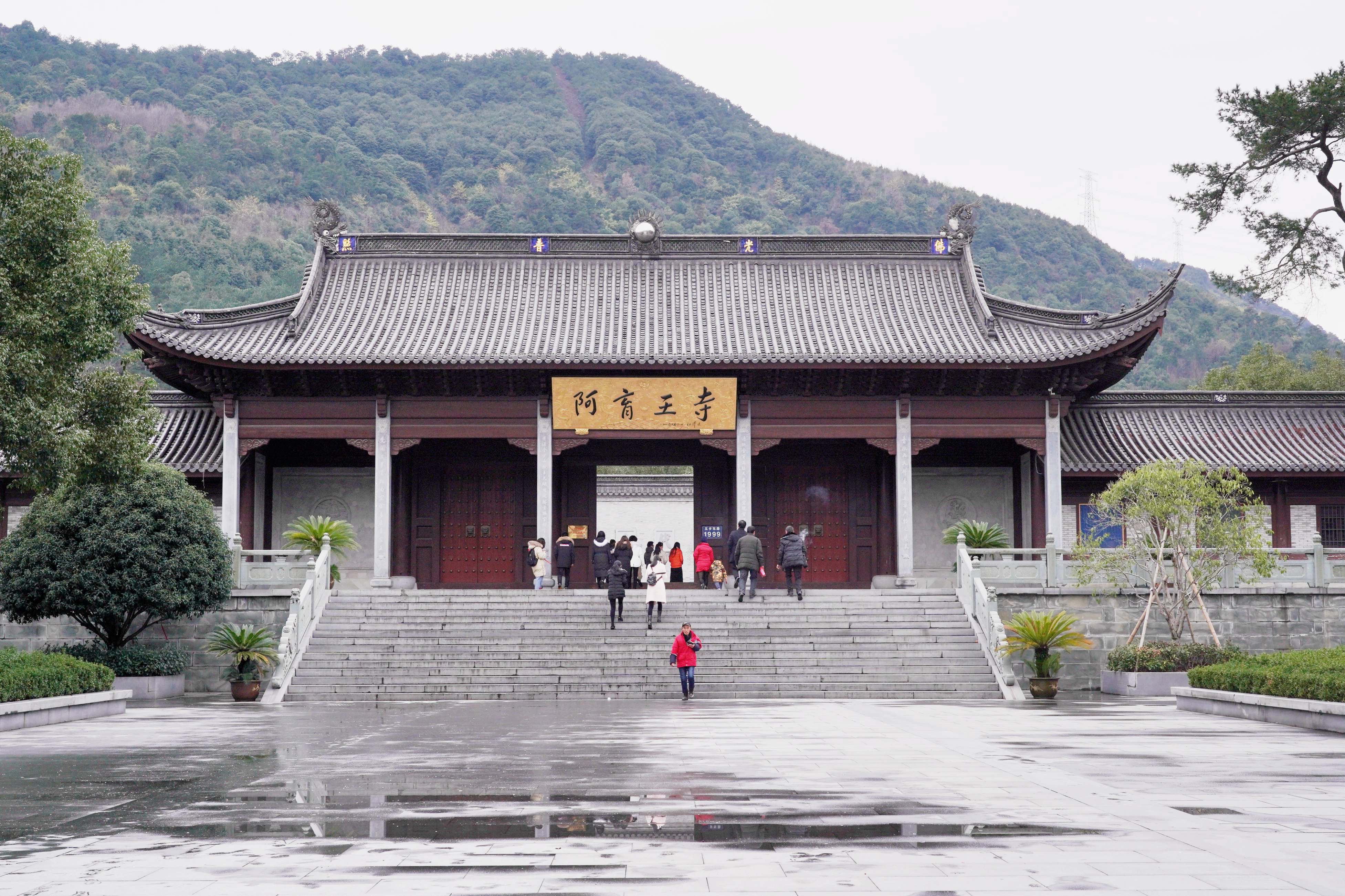 靈隱寺喧鬧,另一座安靜還沒門票_阿育王