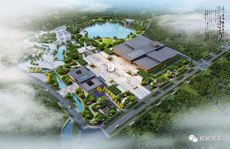 多图航拍第50届樟树药交会召开地岐黄小镇最新进展报道