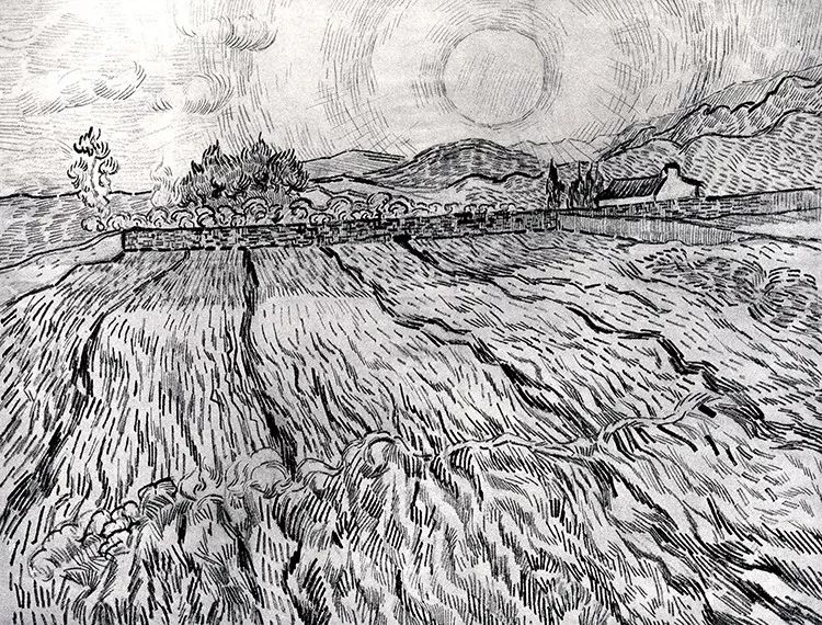 108幅梵高素描高清手稿直击灵魂的质朴素描