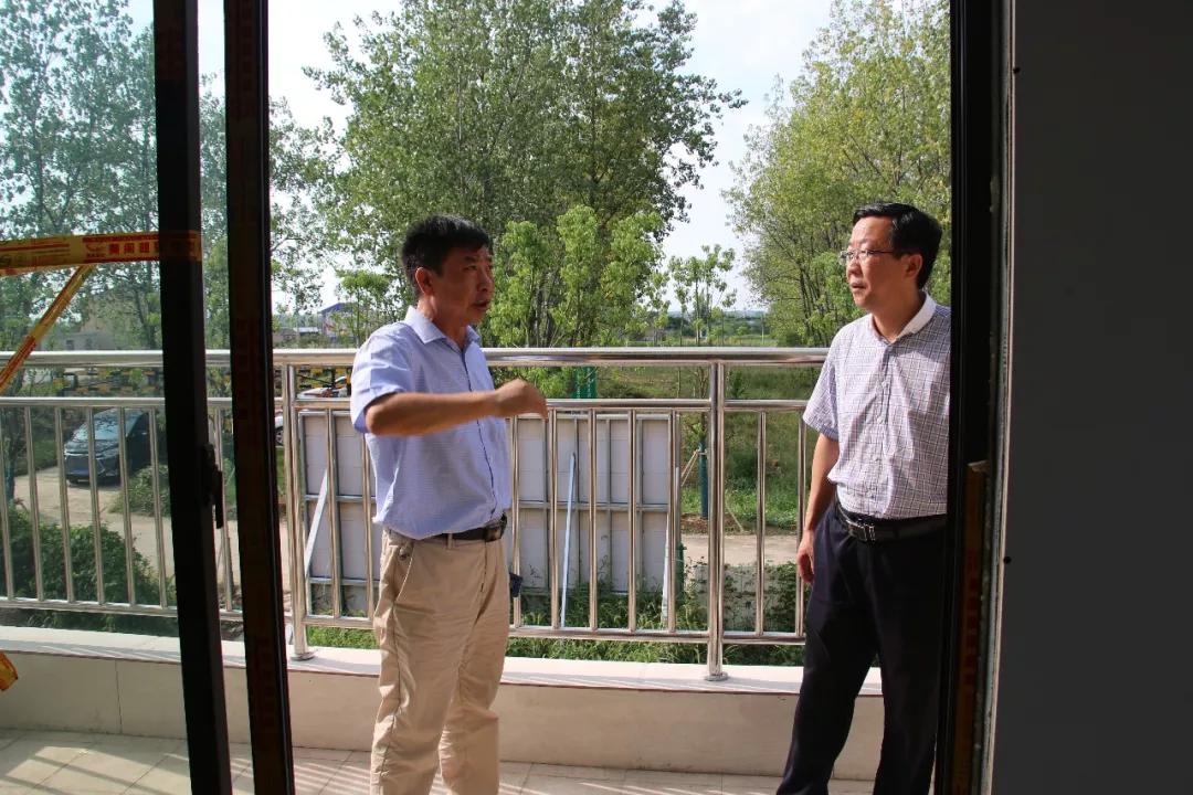 双墩镇党委书记唐世军一行来合肥国瑞公司考察调研绿色装配式农房建设
