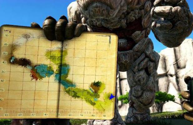 《方舟:生存进化》瓦尔盖罗60平方公里的地图上,最吸引人的就是白色