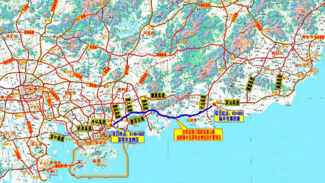 深汕高速改扩建计划年底开工海丰往返深圳畅通无阻